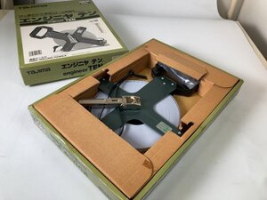 k104 TAJIMA/タジマ ヤンジニヤ・テン ホワイト塗装スチール製巻尺 100m/標準張力10kgf 2つ 未使用品 店舗在庫品【白蓮】01