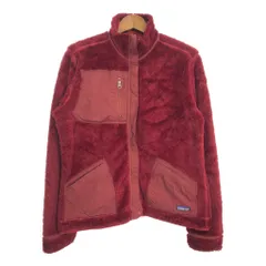 00年代 patagonia パタゴニア ウインドゾーン リバーシブル フリースジャケット アウトドア レッド (レディース XL) 中古 古着 S6761