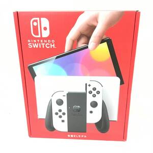 ■未使用【Nintendo Switch 本体 有機ELモデル ホワイト】お買上証明書付/ニンテンドースイッチ本体/販売店舗印有/送料無料/１円～（H）