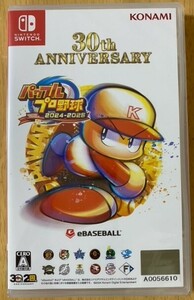 【新品未開封】◇送料無料◇ パワフルプロ野球2024-2025☆NINTENDO　SWITCH☆KONAMI　30th　ANNIVERSARY☆