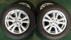 ゴルフ 中古スタッドレスセット 15インチ ダンロップ ウインターマックス WM02 195/65R15 パサート トゥーラン A3 DUNLOP