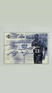 超激レア　UD FLIGHT TEAM Michael Jordan autograph card serial17/23 フライトチーム　マイケルジョーダン　オートシリアル17/23 