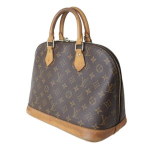 【角ヤブレ】 LOUIS VUITTON ルイヴィトン アルマ ハンドバッグ モノグラム ブラウン M51130 AR0959 NT Dランク