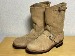 9D REDWING レッドウィング 9269 ENGINEER BOOT タン ラフアウト スエード ベルト低