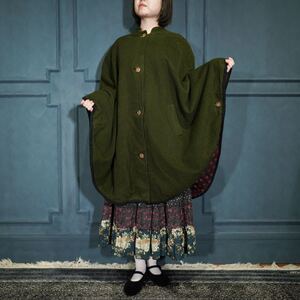 EU VINTAGE WOOL CAPE COAT PONCHO/ヨーロッパ古着ウールケープコート(ポンチョ)