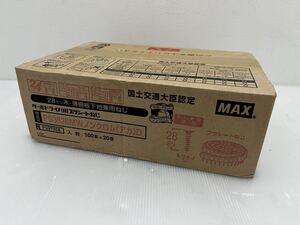 D(1017w11) ☆未開封 MAX ターボドライバ用 プラシートねじ PS3828MWノンクロム アカ 100本×20巻 胴径3.8×長さ28mm ねじ 工具