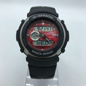 CASIO カシオ/ G-SHOCK Gショック 3750 G-300 腕時計 デジアナ 動作品 レッド