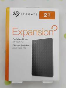 ★☆送料無料　未開封・未使用 Seagate Expansion ポータブルハードディスク ２TB ①☆★