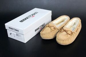 ミネトンカ レディース モカシン キャリー フラットシューズ シナモン 23cm MINNETONKA CALLY☆