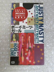 シングルCD△JUSTY NASTY[ボーイ・ミーツ・ガール]8cm/3インチ/短冊