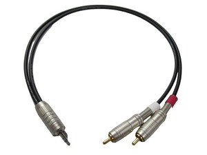 ステレオミニ-RCA Yケーブル 1セット 3.0m | ケーブル：立井電線 SOFTEC MIC CORD | プラグ: CANARE