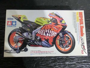 T【Y6-86】【80サイズ】▲内袋未開封/未組立/タミヤ 1/12 レプソル ホンダ RC211V