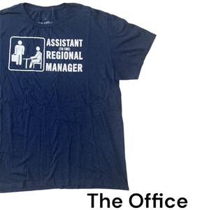 輸入古着　プリントTシャツ　the office メンズ　Lサイズ