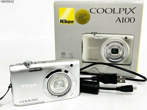 ★美品★ Nikon ニコン COOLPIX A100 クールピクス 100周年記念 コンパクト デジタルカメラ バッテリー有 箱付 動作未確認 16970O12-10