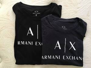 A|X アルマーニ エクスチェンジ】ICON　長袖クルーネックTシャツ/SLIM ネイビー　XSサイズ