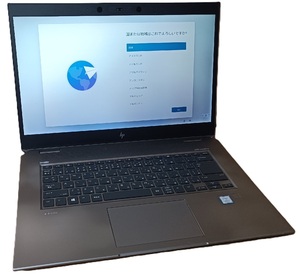 【正常動作】HP Zbook STUDIO G5 8MA21PA#ABJ i7-9750H 32GBメモリ 512GB SSD Quadro P1000 フルHD Win11Pro