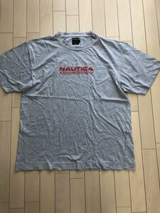 NAUTICA ノーティカ グレーTシャツ XL 大き目サイズ