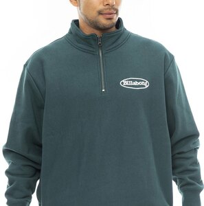 【SALE】 ★送料無料★2023秋冬 新品【BILLABONG/ビラボン】【BAD DOG】 RE-ISSUE HALF ZIP パーカー DTL メンズL BD012-019