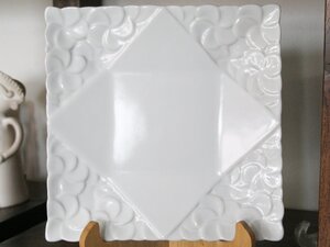 【アウトレット】ジェンガラ JENGGALA 食器・陶器 Jenggala Square Frangipani Plate ※同梱発送可