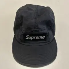 Supreme 黒 キャップ Made in USA