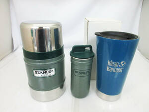 G1440【アウトドア グッズ】klean kanteen インスレートタンブラー★STANLEY スタンレー 真空断熱 フードジャー/ミニマグ★中古★