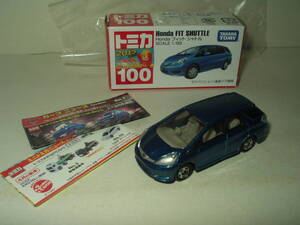 トミカ 100 HONDA FIT SHUTTLE / ホンダ フィット シャトル ( 1:68 )