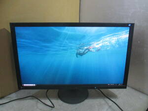 [E3-3]★EIZO FlexScan EV2736W 27インチ液晶モニター 高さ調整 縦回転 WQHD(2560X1440)入力端子：DVIx1/DPx1/使用時間：7145h★