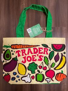 [未使用・廃版] Trader Joe‘s エコバック　ベジタブル柄 即決時おまけ付き