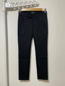 美品☆[glamb] 18AW 定価21,450 Trost skinny slacks トロストスキニー ストレッチスラックスパンツ 0 ブラック GB0318 P15 グラム