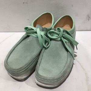 【Clarks】クラークス ワラビーブーツ 22.5cm グリーン 11826 ts202411 