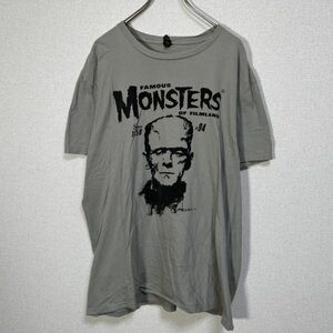 アンビル　半袖Tシャツ フランケンシュタイン　モンスター　怪物　グレー39 古着　入手困難　激レア　希少 人気　一点物ビッグシルエット