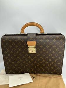 LOUIS VUITTON ルイヴィトン モノグラム セルヴィエット フェルモワール M53305 ビジネスバッグ ブリーフケース メンズレディース ブラウン