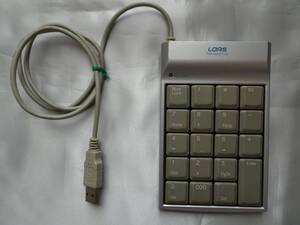 ☆　USBハブ内臓　テンキーボード　TNK-SUU211SL　ロアス