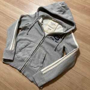 Abercrombie & Fitch New York hoodie used アバクロンビー&フィッチ ニューヨーク ジップパーカー メンズ Lサイズ アバクロ 古着