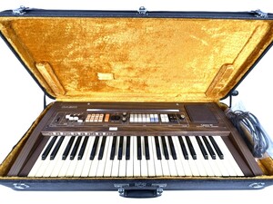 【現状品】CASIO カシオ Casiotone 401 カシオトーン アナログシンセサイザー キーボード ハードケース付き ☆音出し確認済み☆　