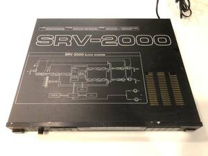 ローランド Roland SRV-2000 デジタルリバーブ 動作確認済み, OKです! Roland ペダルが付属 Yamaha Sony Korg