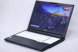 【1円～】第10世代CPU Office2019搭載！富士通 LIFEBOOK A7510/D i5-10310U メモリ16GB SSD256GB 15.6インチ TFT Win10 バッテリー良好