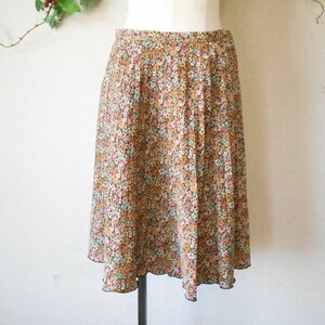 オリーブ デ オリーブ OLIVE des OLIVE 春夏 向き 小花 プリント の 可愛い スカート 日本製