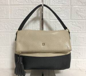 no22696 kate spade new york ケイトスペード 本革 レザー 牛革 ハンド バッグ ☆