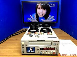 ★【動作保証】使用時間少★SONY ビデオデッキ MiniDV、ミニDV、スタンダードDV、DVCAM (DSR-25)★動作良好品★