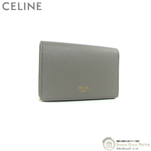 セリーヌ （CELINE） ビジネス カードホルダー 名刺入れ カードケース 10J81 ぺブル（新品）