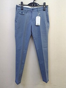 [9029]BEDWIN -WOMAN-ベドウィンレディースライン/10/L SKINNY FIT STRETCH PANTS FDBUD/SAX/サイズ1【国内正規品/新品未使用/定価以下】