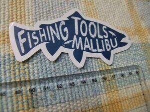 Malibu Fishing Tools/ステッカー/シール/　※ ヤフーショッピングストア/レア物商会・健美堂でも大量出品中！