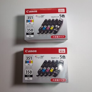 未開封品 未使用品 Canon キャノン 純正インクBCI-351+350/6MP 　1セット（2箱）　期限間近