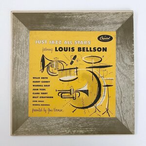 LP/ THE JUST JAZZ ALL STARS FEATURING LOUIS BELLSON / USオリジナル盤 10インチ 紫ラベル 深溝 CAPITOL H-348 30621