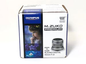 #19【新品未使用】OLYMPUS オリンパス M.ZUIKO DIGITAL 45mm F1.8 ブラック