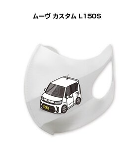 MKJP マスク 洗える 立体 日本製 ムーヴ カスタム L150S 送料無料