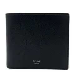 現行モデル CELINE セリーヌ バイフォールドウォレット 二つ折り財布 黒