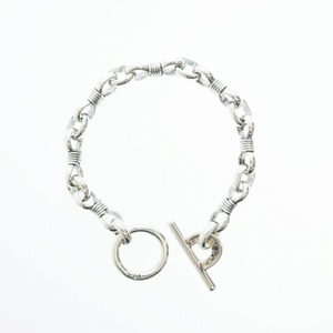 ラリースミス LARRY SMITH LUCK CHAIN BRACELET S ラック チェーン ブレスレット Silver950 BR-0078 シルバー ブランド古着ベクトル 中古▲