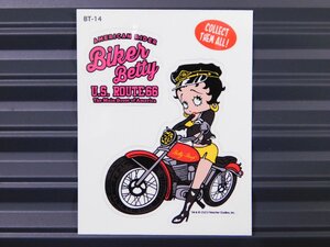 ◆送料\110◆【Betty Boop・ベティちゃん】※《キャラクター ステッカー》　アメリカン雑貨　品番BT-14